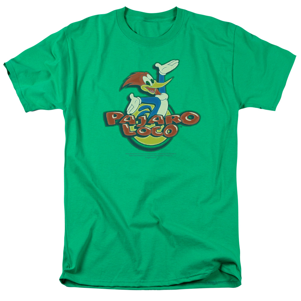 Woody Woodpecker Cartoon Crazy Bird Pajaro Loco Spanish Tee Shirt S-3XL